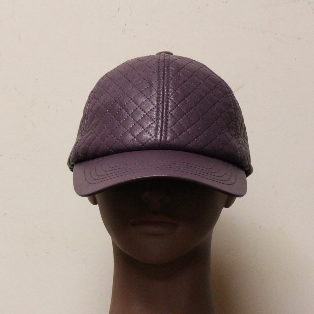 Purple cushion hat